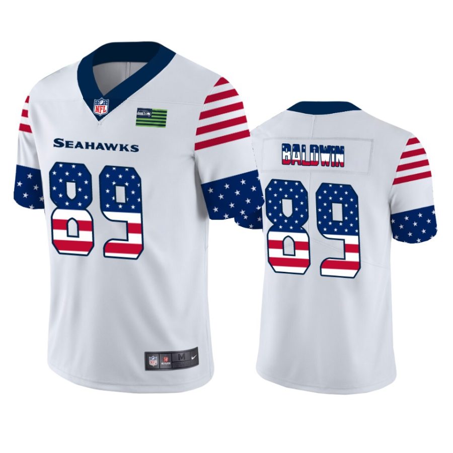 seahawks doug baldwin white independence day vapor jersey