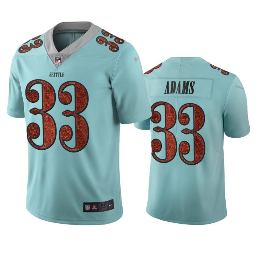 seahawks jamal adams light blue city edition jersey