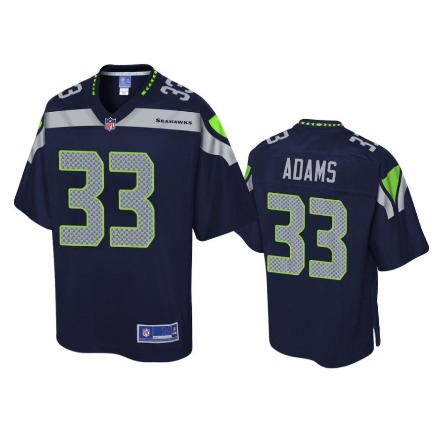 seahawks jamal adams navy pro line jersey