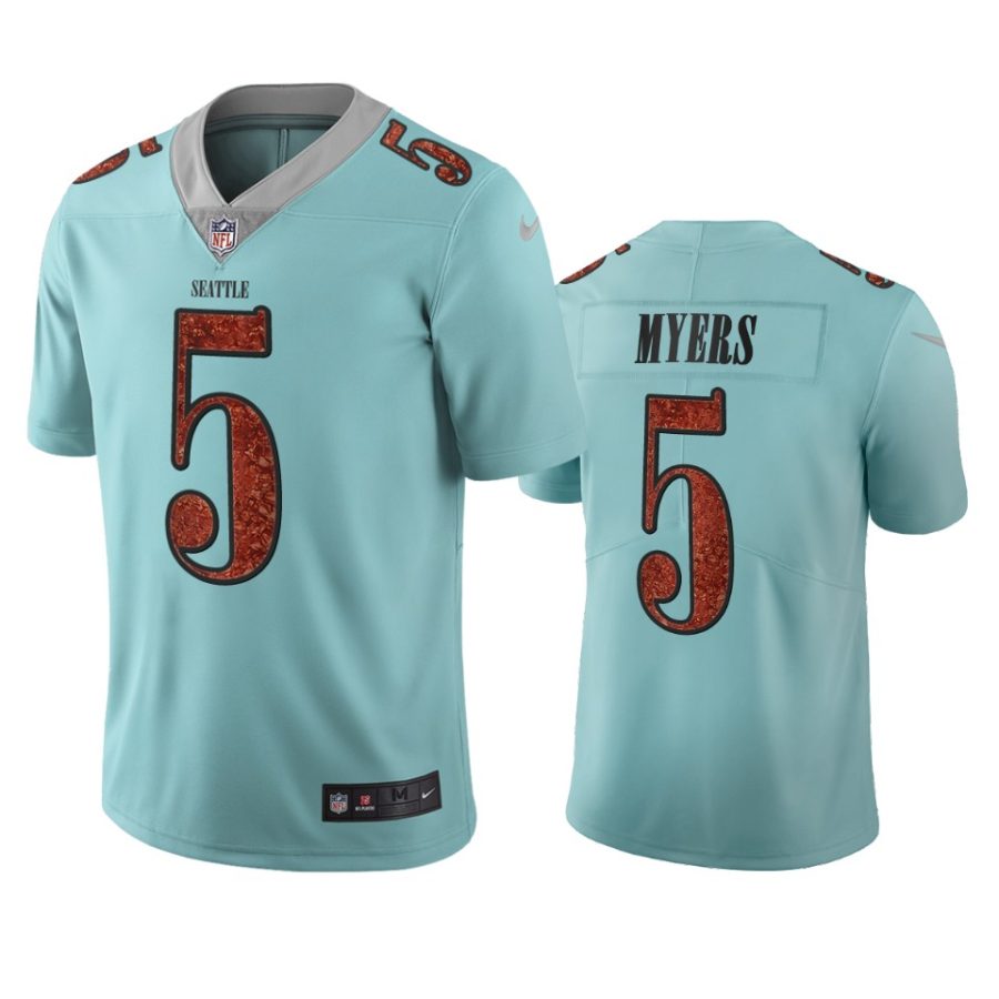 seahawks jason myers light blue city edition jersey