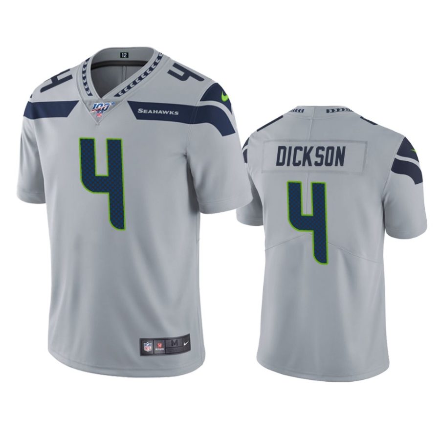 seahawks michael dickson gray limited 100th season jersey