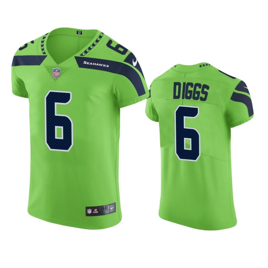 seahawks quandre diggs neon green vapor elite jersey