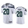 seahawks rashaad penny white limited 100th season jersey