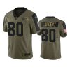 seahawks steve largent olive limited 2021 salute to service jersey