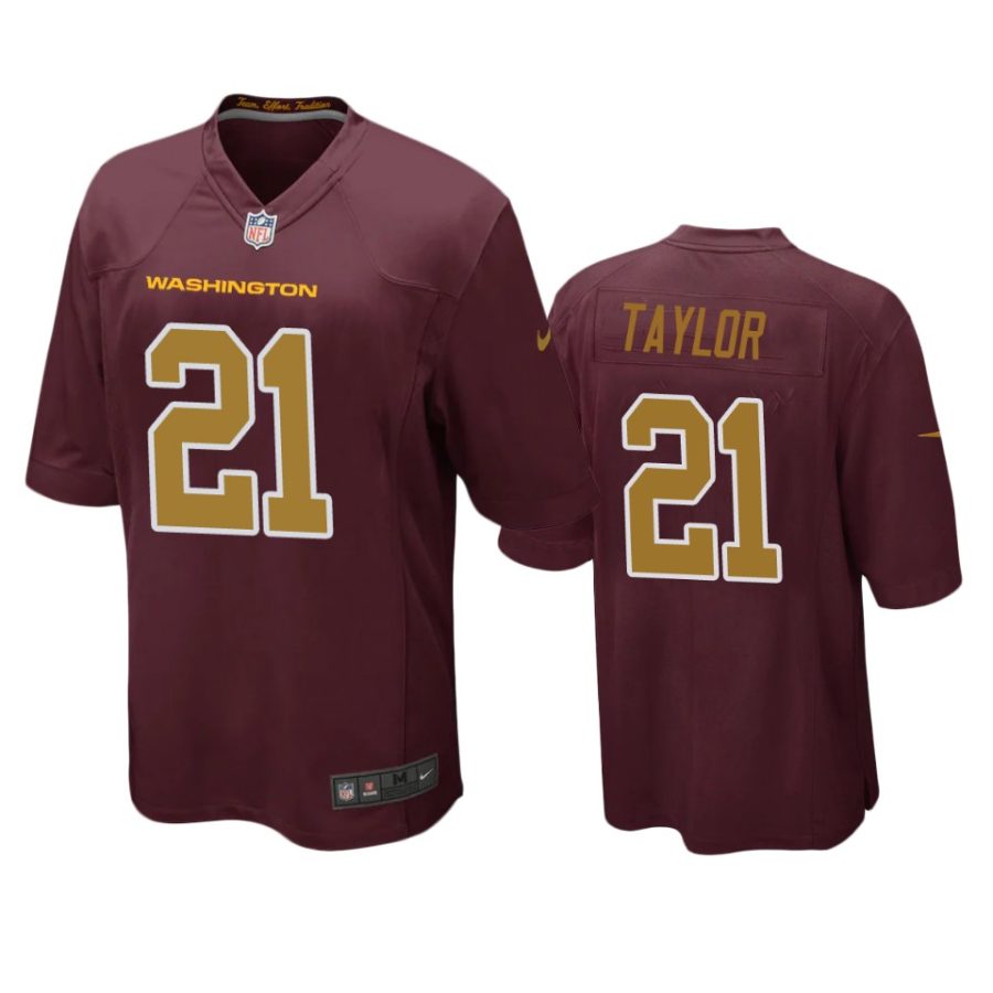 sean taylor washington football team burgundy alternate game jersey