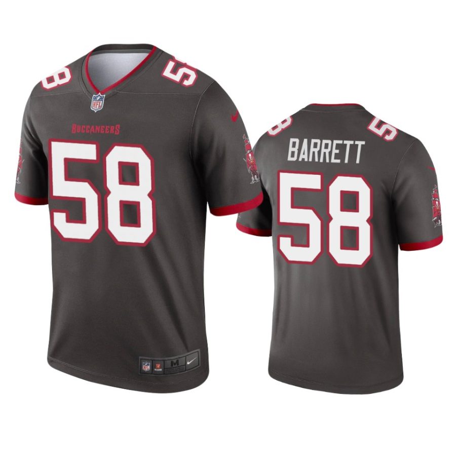 shaquil barrett buccaneers legend pewter jersey