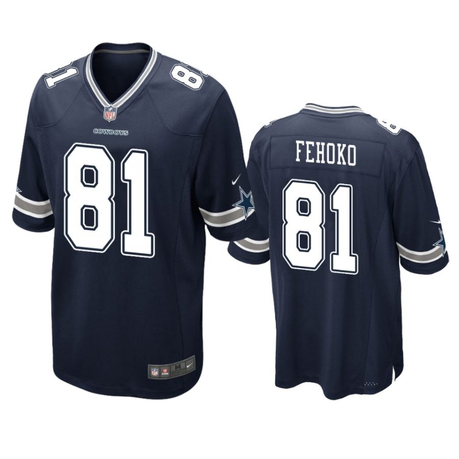 simi fehoko cowboys navy game jersey