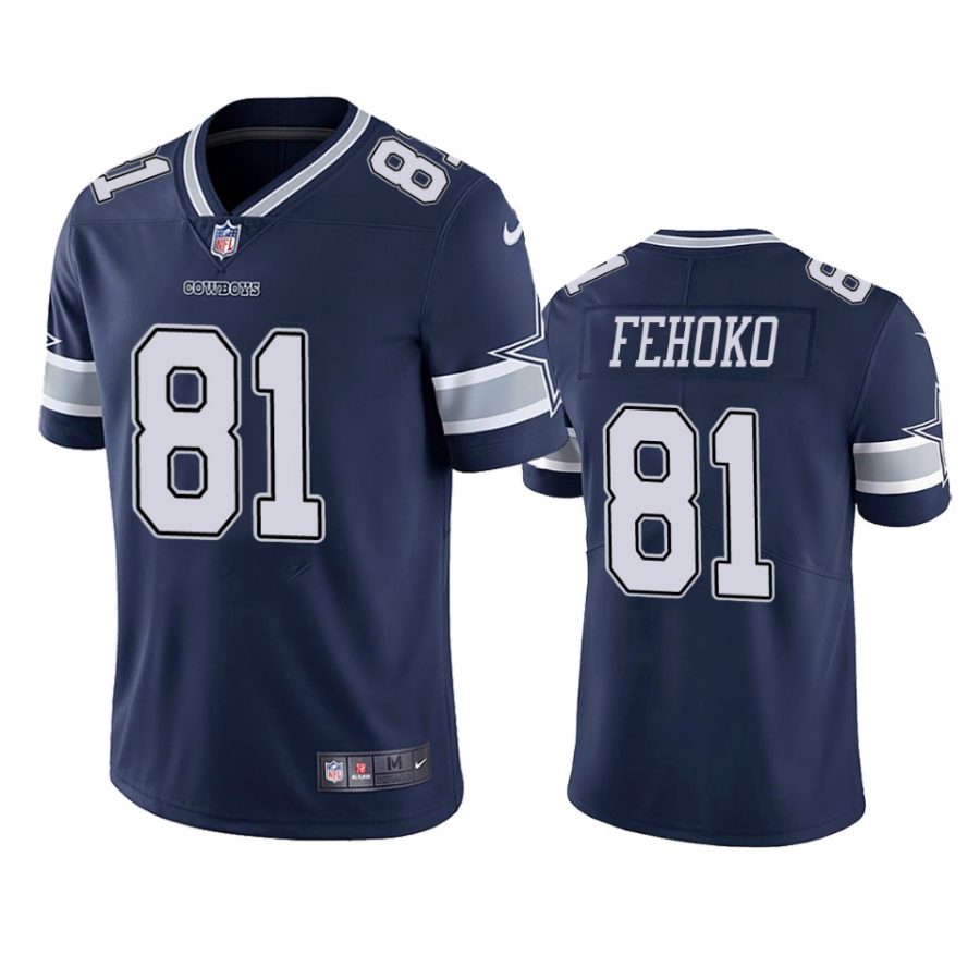 simi fehoko cowboys navy vapor jersey