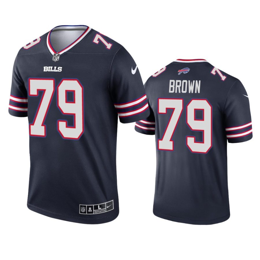 spencer brown bills 2021 inverted legend navy jersey