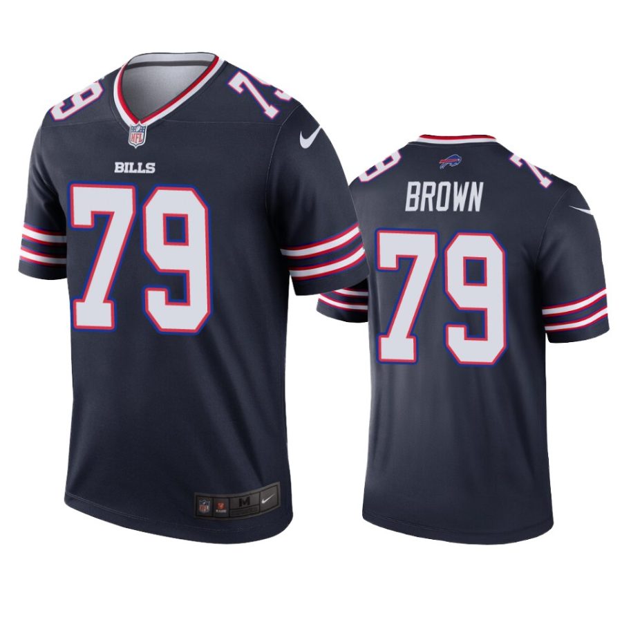 spencer brown bills navy inverted legend jersey