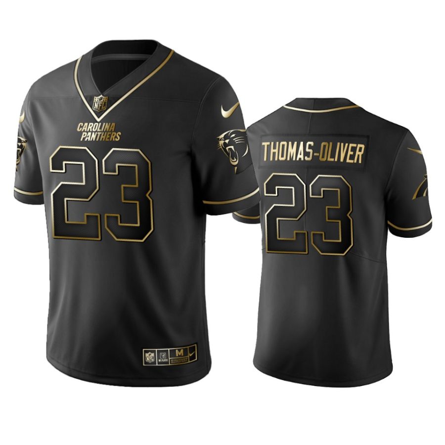 stantley thomas oliver panthers black golden edition jersey