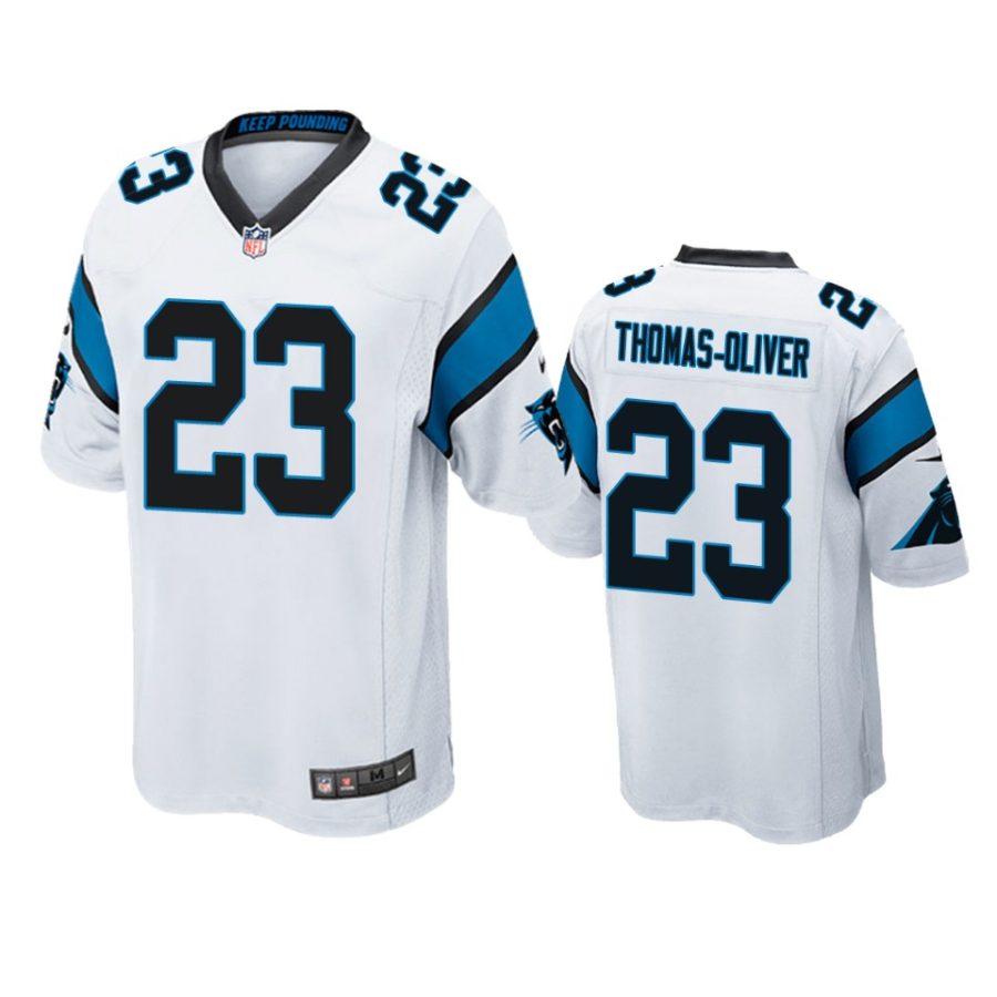 stantley thomas oliver panthers white game jersey