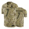 steelers 7 ben roethlisberger 2018 salute to service jersey