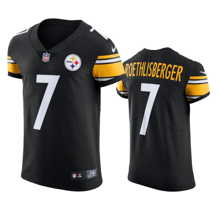 steelers ben roethlisberger black vapor elite jersey