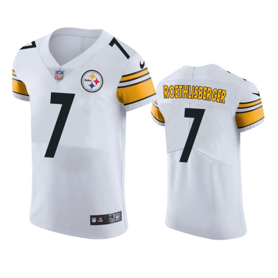 steelers ben roethlisberger white vapor elite jersey