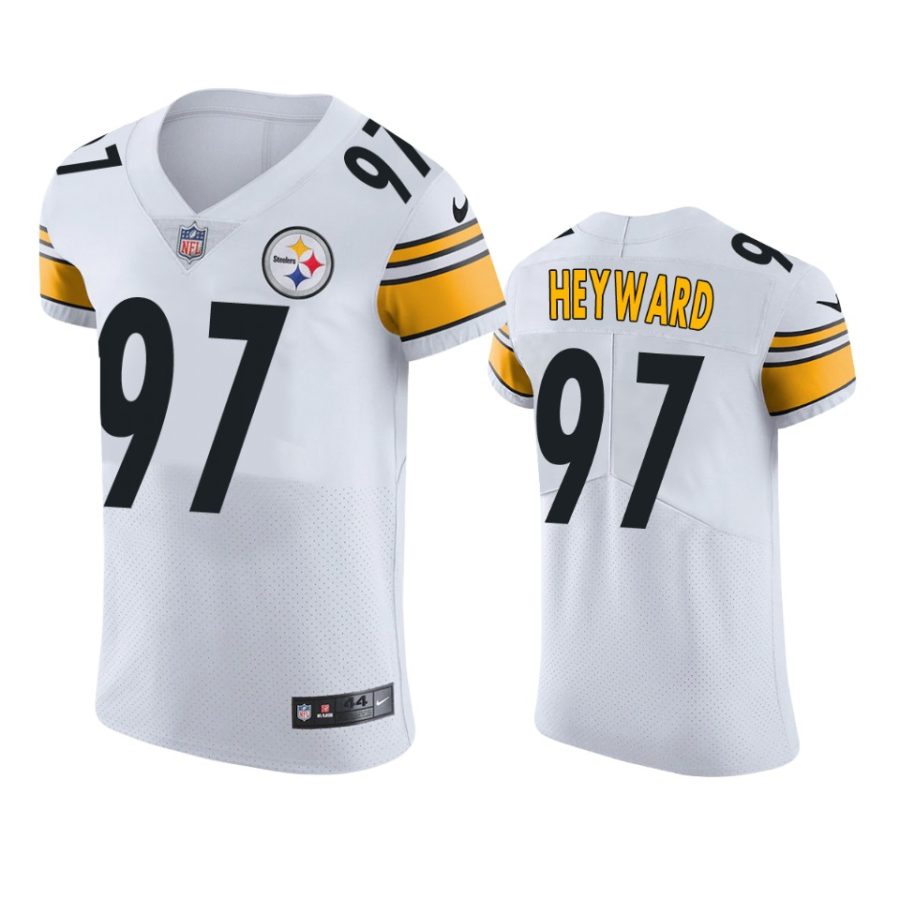 steelers cameron heyward white vapor elite jersey