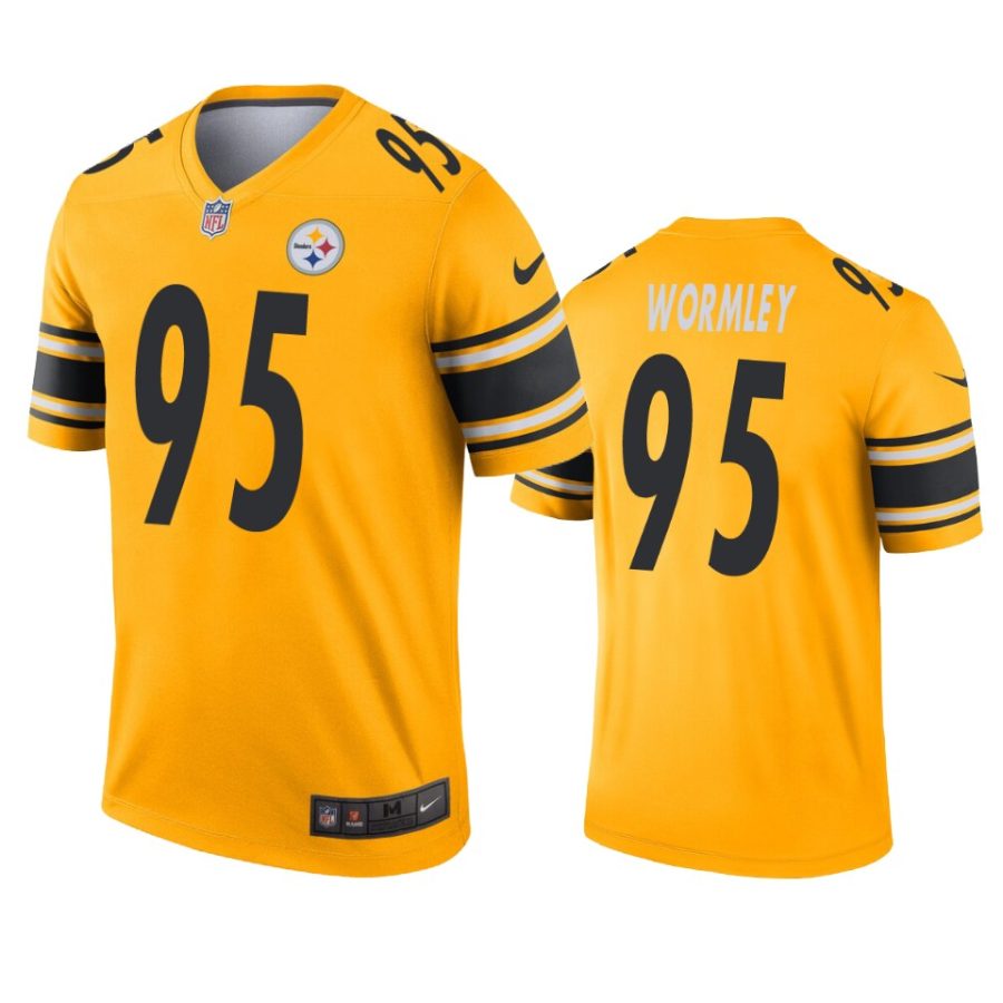 steelers chris wormley gold inverted legend jersey