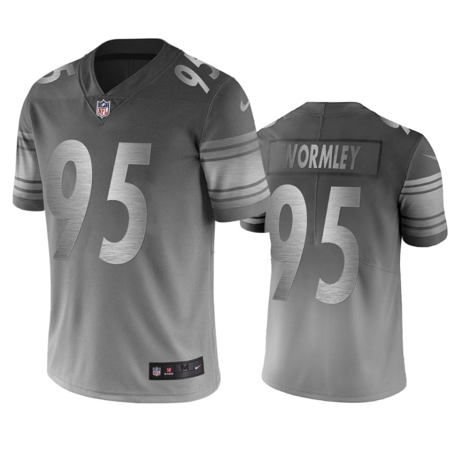 steelers chris wormley silver gray city edition jersey