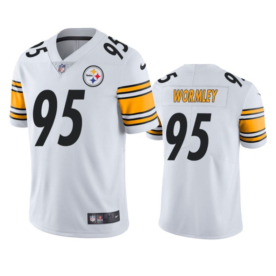 steelers chris wormley white vapor untouchable limited jersey