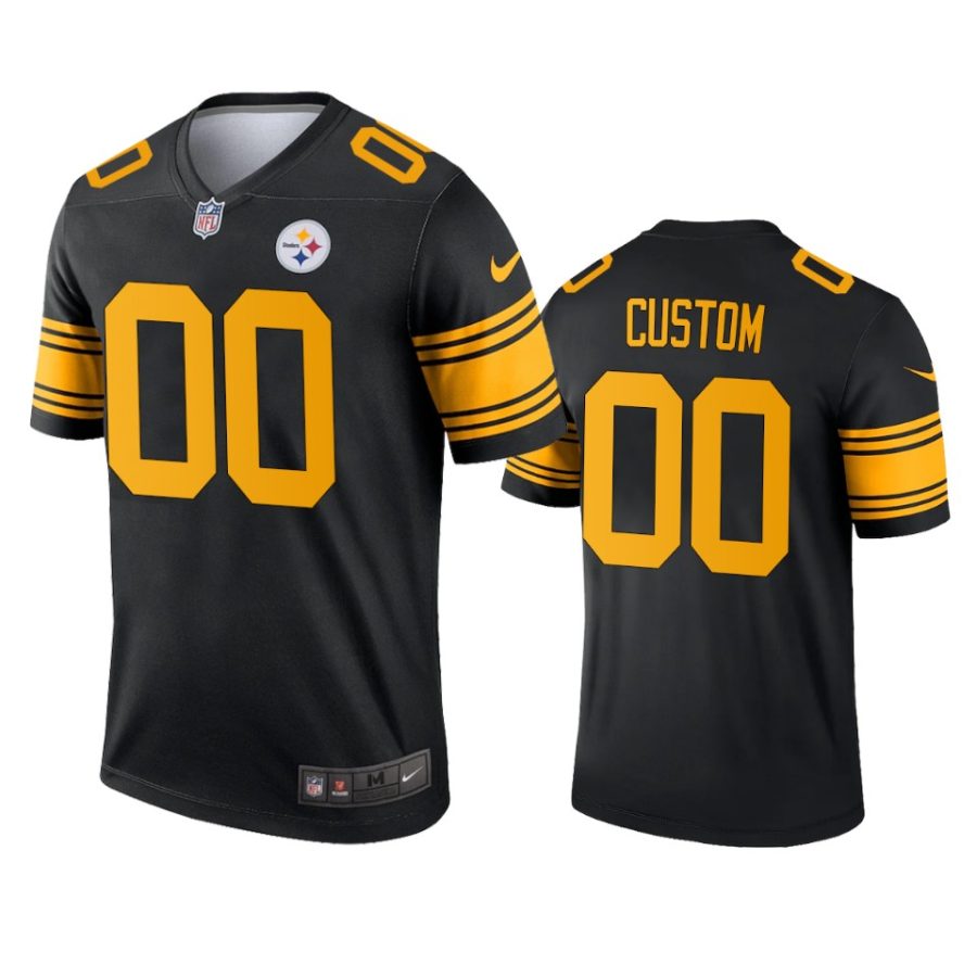 steelers custom black alternate legend jersey