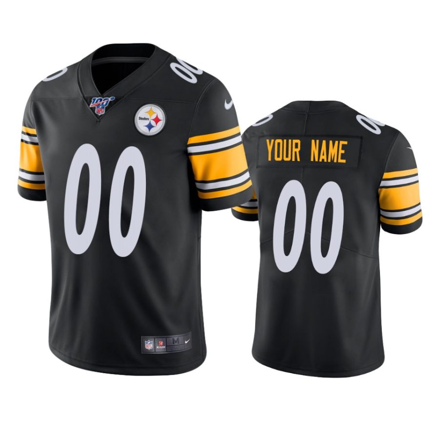 steelers custom black limited 100th season jersey