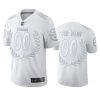 steelers custom white platinum limited jersey