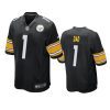 steelers dad black 2021 fathers day game jersey