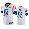 steelers devin bush white independence day vapor jersey