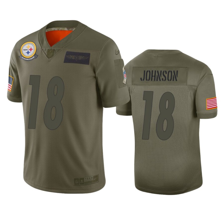 steelers diontae johnson camo limited 2019 salute to service jersey