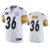 steelers jerome bettis white super bowl xliii patch jersey