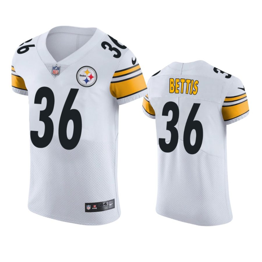 steelers jerome bettis white vapor elite jersey