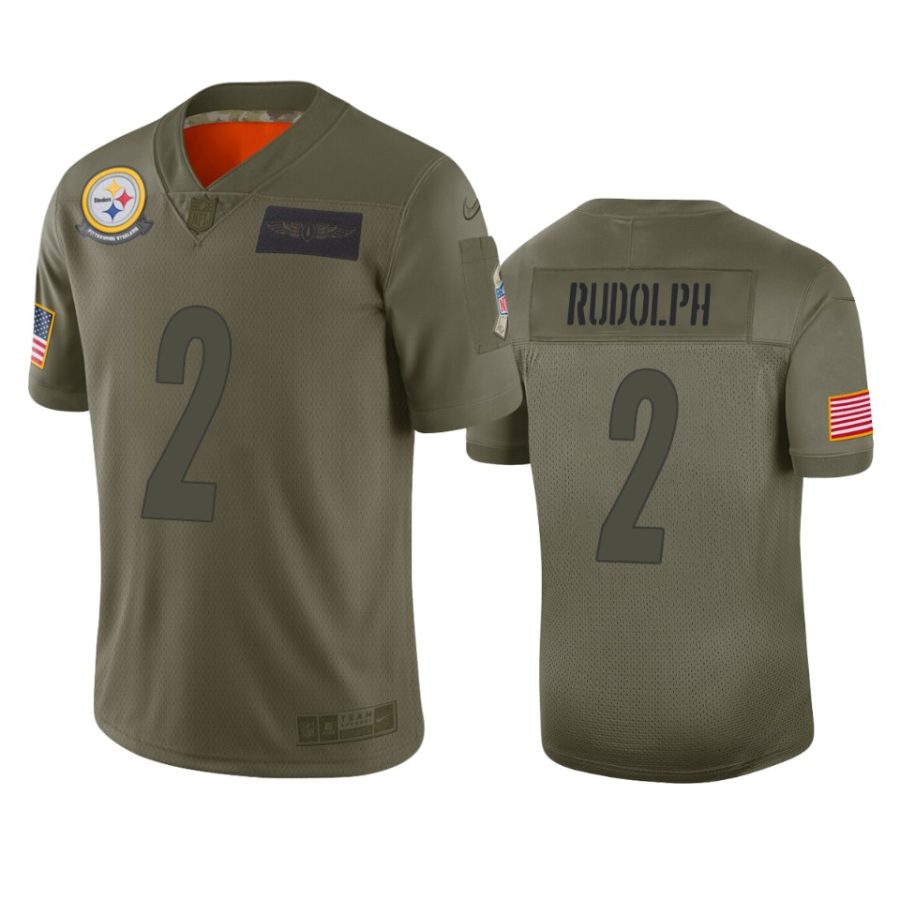 steelers mason rudolph camo limited 2019 salute to service jersey