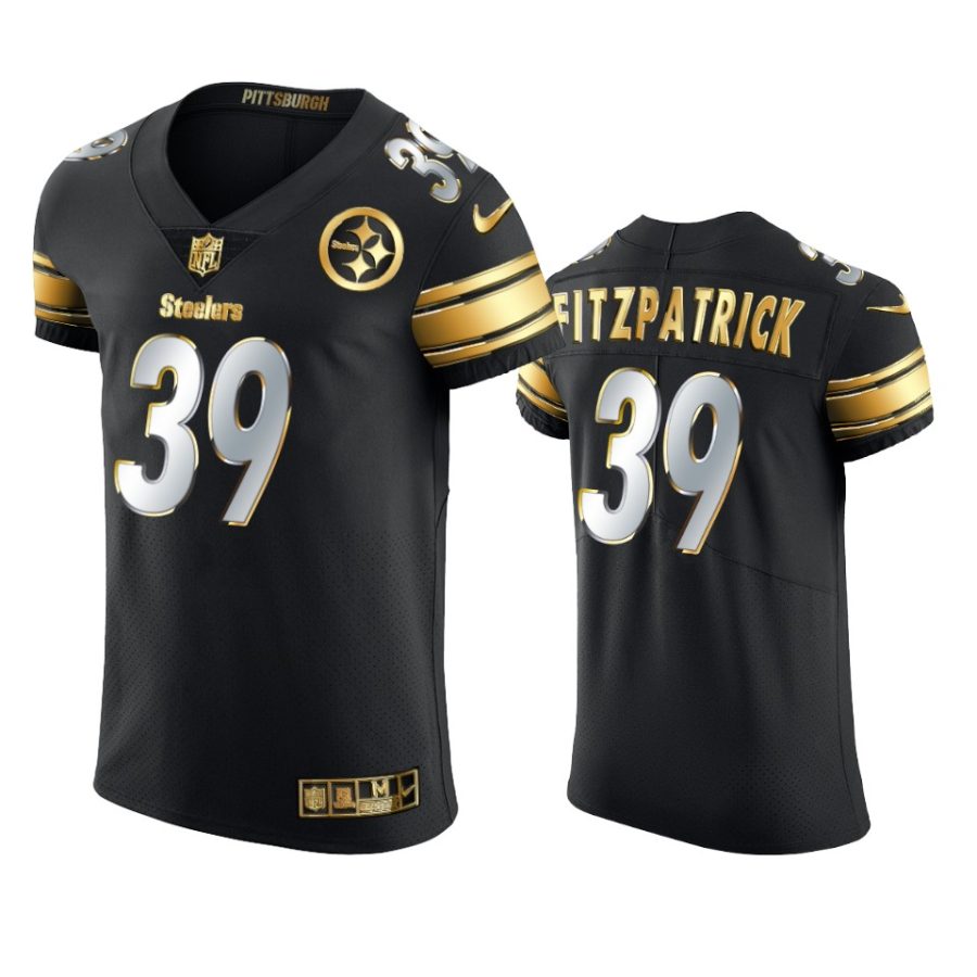 steelers minkah fitzpatrick black 2020 21 golden edition elite jersey