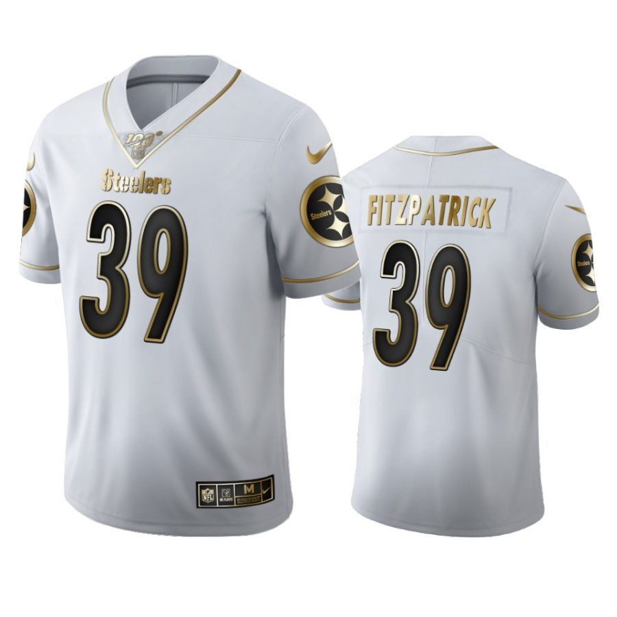 steelers minkah fitzpatrick white golden edition 100th season jersey