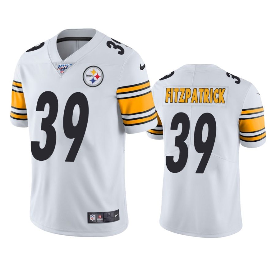 steelers minkah fitzpatrick white limited 100th season jersey