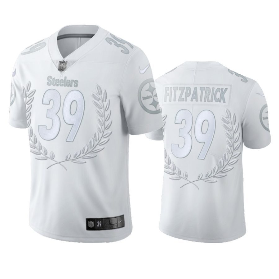 steelers minkah fitzpatrick white platinum limited jersey