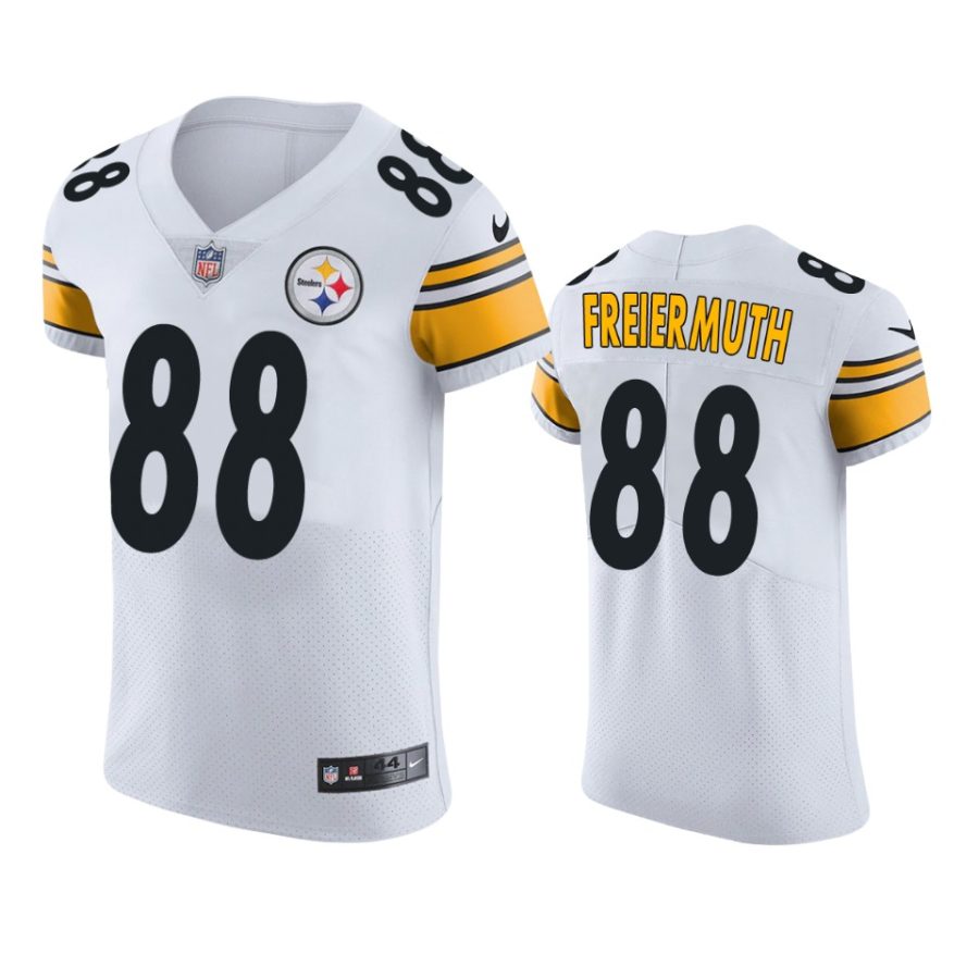 steelers pat freiermuth white vapor elite jersey