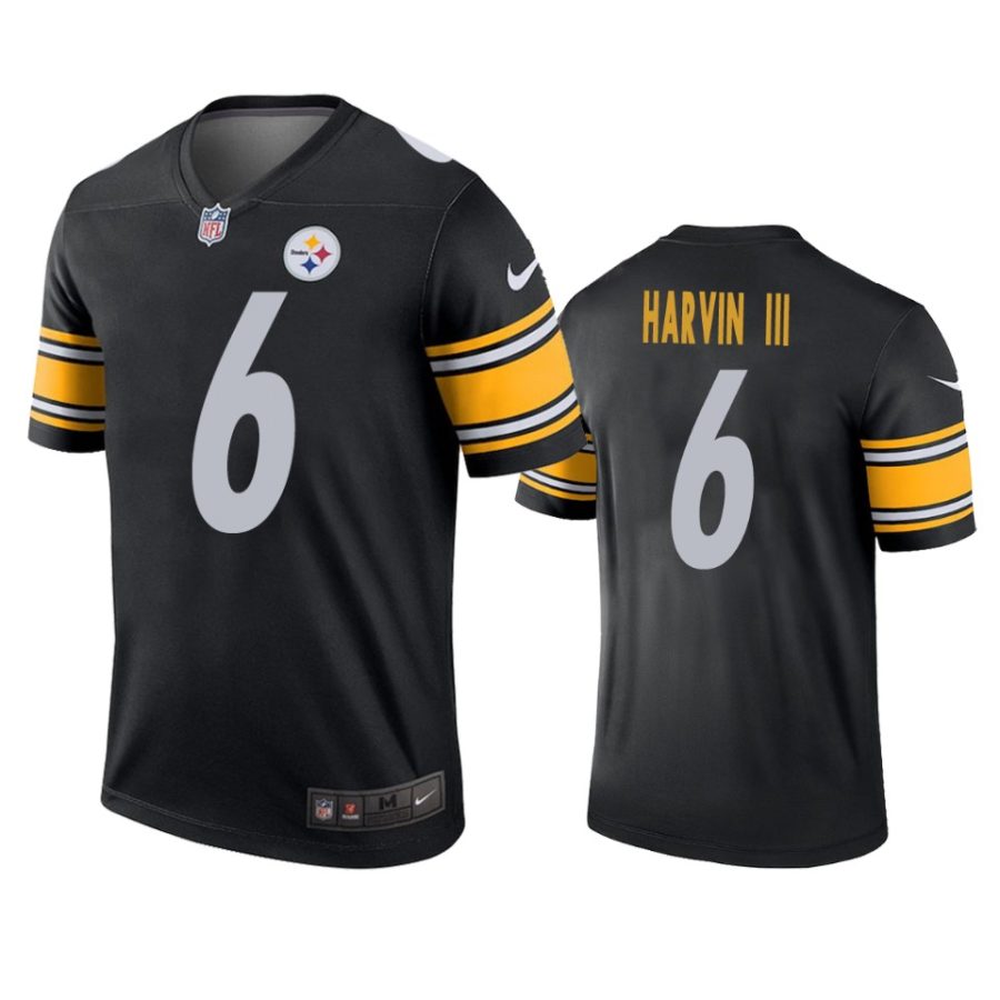 steelers pressley harvin iii black legend jersey