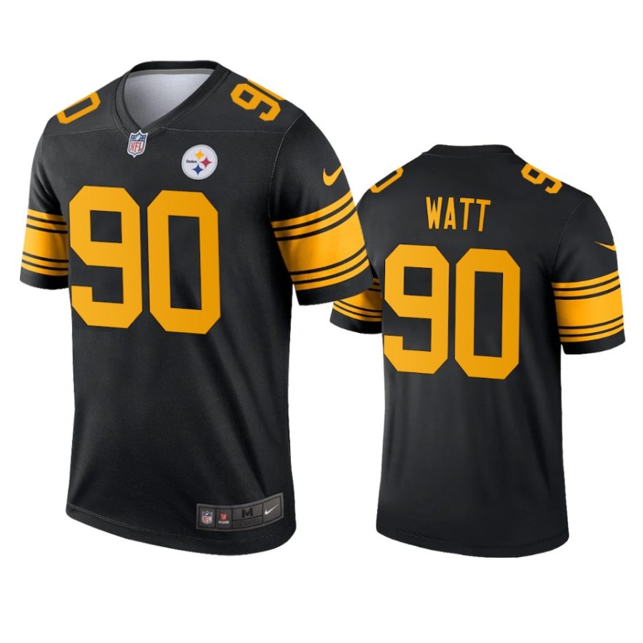 steelers t.j. watt black alternate legend jersey