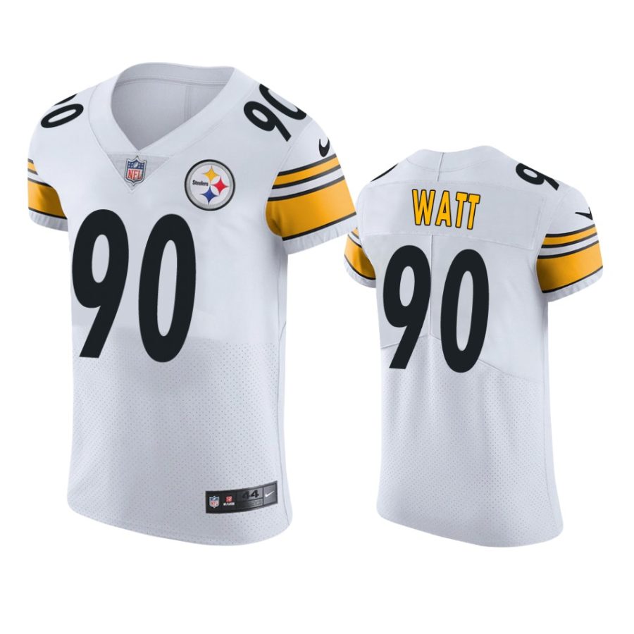 steelers t.j. watt white vapor elite jersey