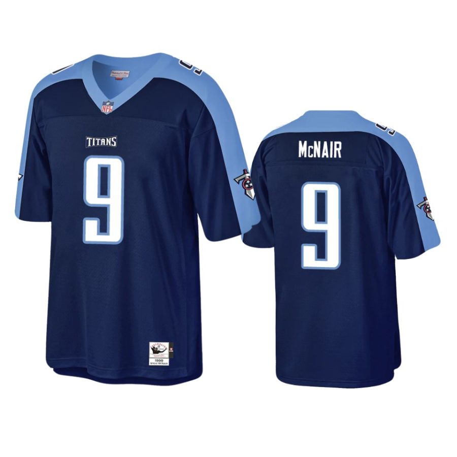 steve mcnair titans navy throwback retired player jersey