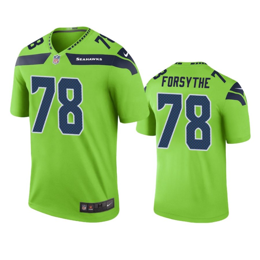 stone forsythe color rush legend seahawks green jersey