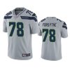 stone forsythe seahawks gray vapor jersey