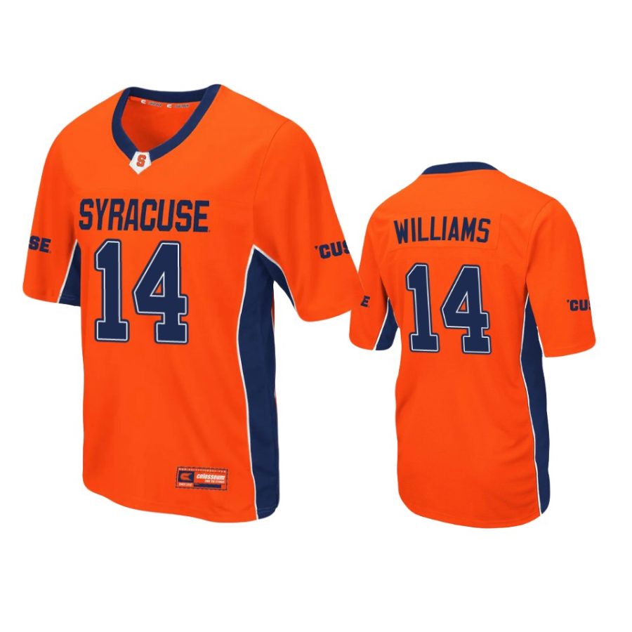 syracuse orange garrett williams orange max power jersey