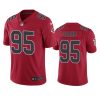 taquon graham falcons color rush limited red jersey