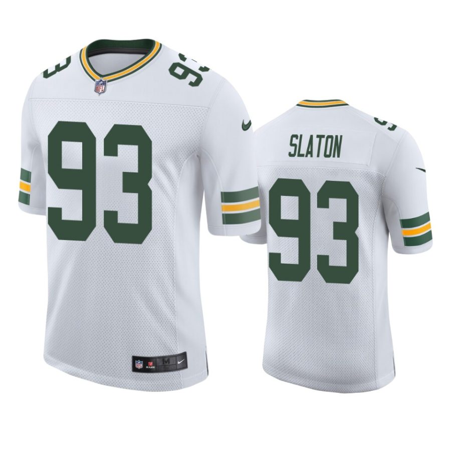 tedarrell slaton packers white vapor jersey