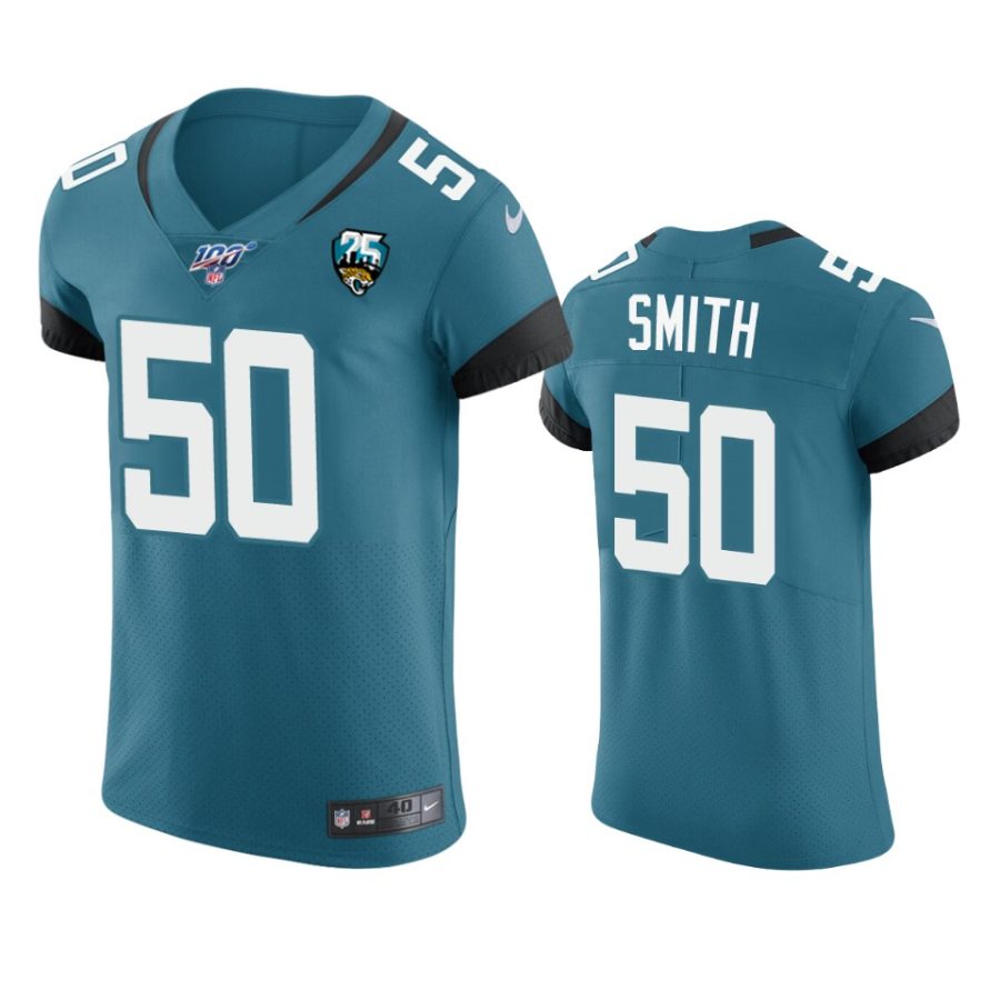 telvin smith jaguars teal 25th season vapor elite jersey