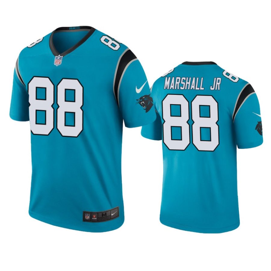 terrace marshall jr. color rush legend panthers blue jersey