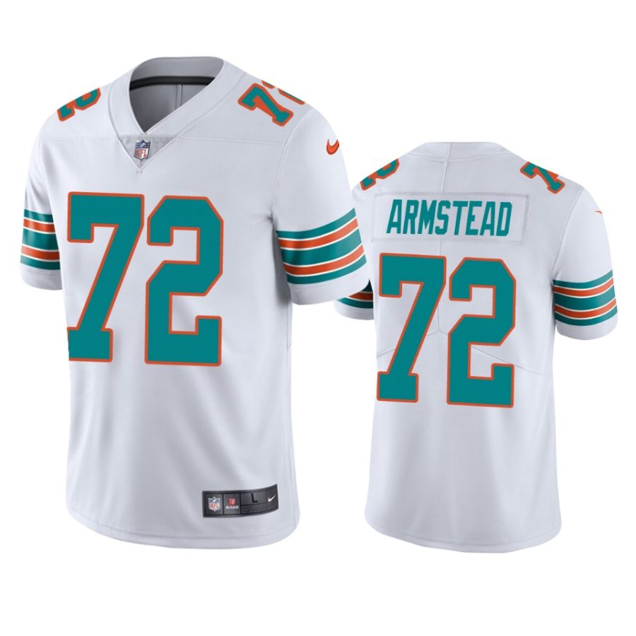 terron armstead dolphins white vapor jersey