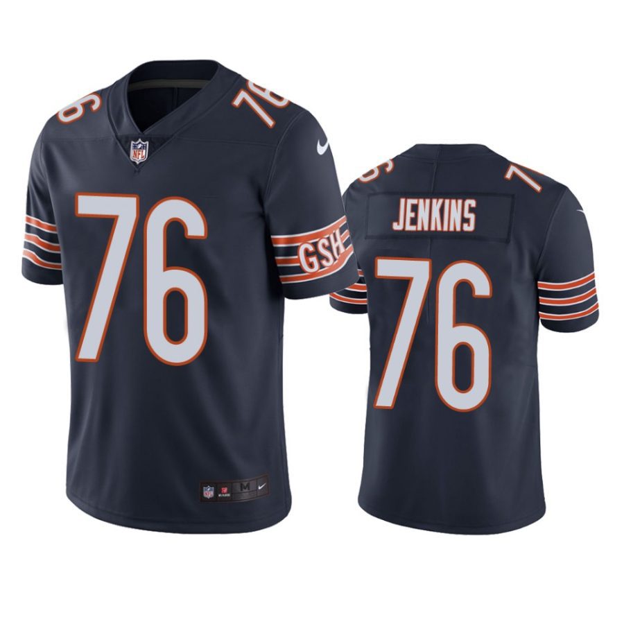 teven jenkins bears navy vapor jersey